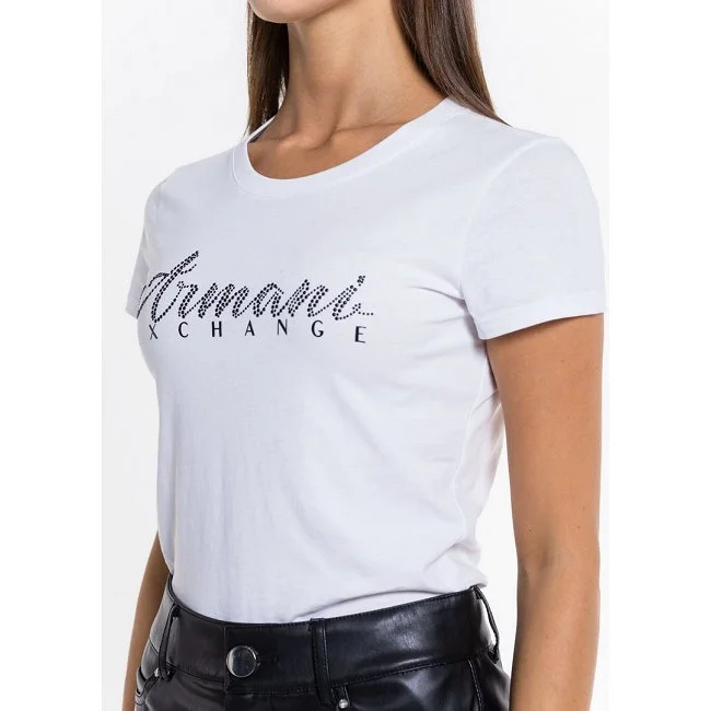 Camiseta Armani Exchange Blanca Mujer